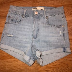 GARAGE Jean Shorts